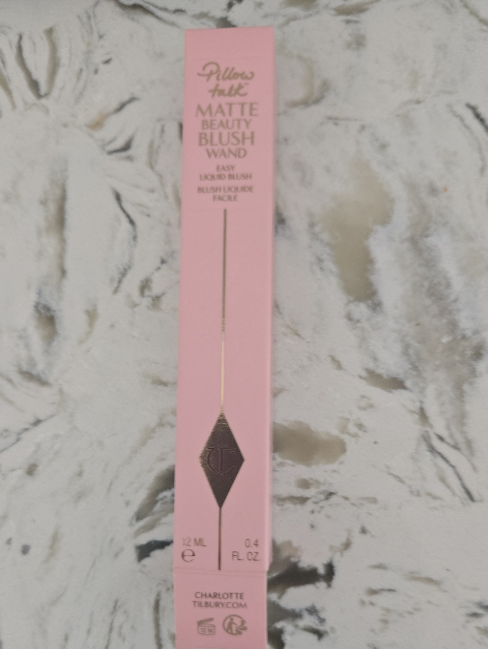 Charlotte Tilbury Pillow Talk Matte Beauty Blush Wand - Soft Pink Packaging